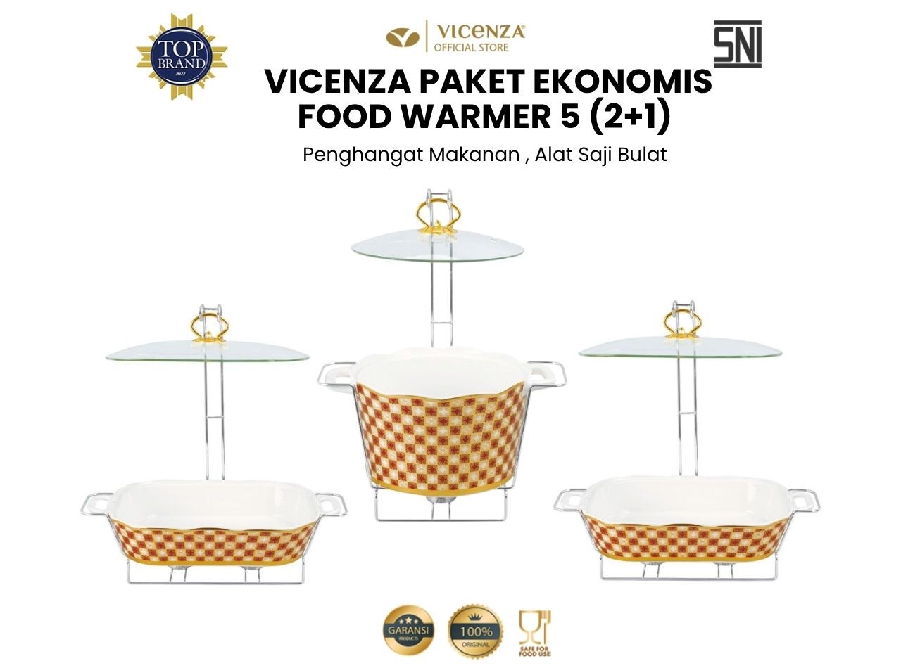 Paket Ekonomis Food Warmer 5 (2+1) Elora